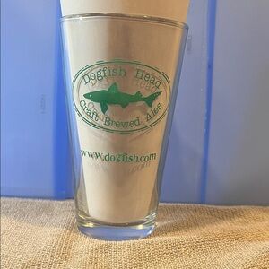 Dogfish Head Crafted Brewed Ales Pint Glass